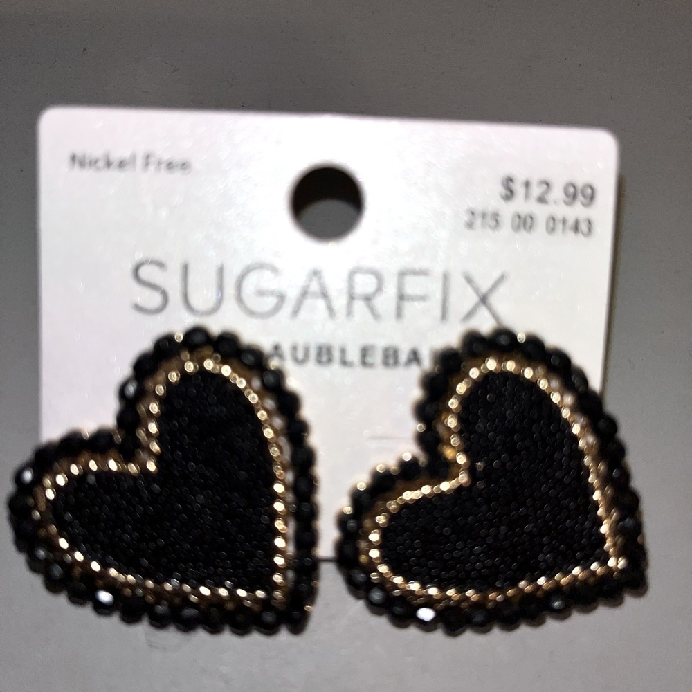 COPY - BRAND NEW SUGAR FIX BAUBLE BAR EDITION HEART EARRINGS!! So trendy and so…